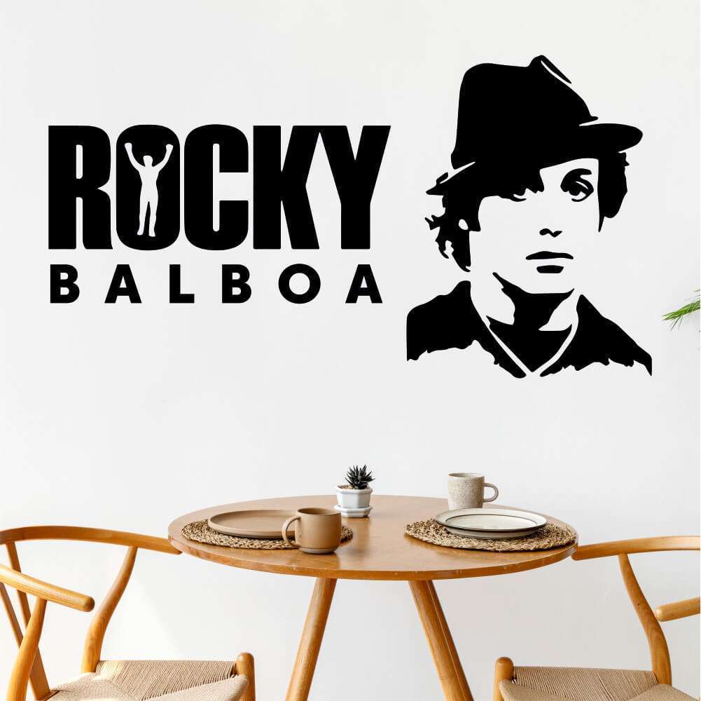 Sticker perete ROCKY BALBOA wallsign 1