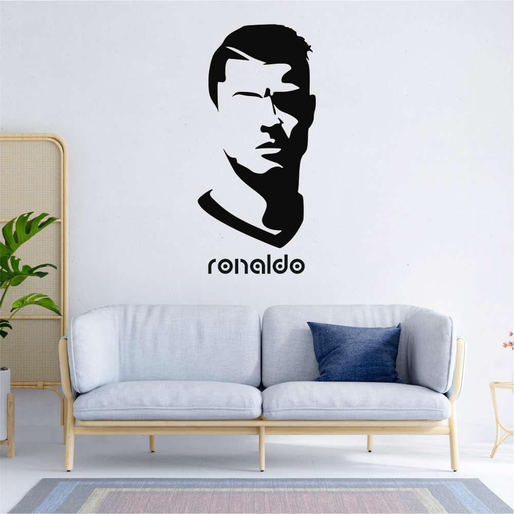 Sticker perete silueta – Ronaldo