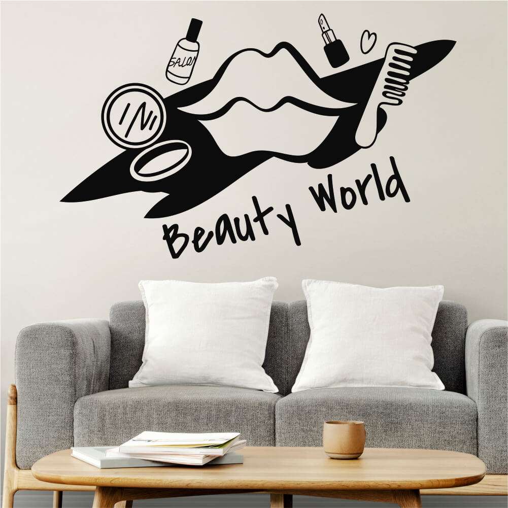 Sticker perete silueta Beauty World