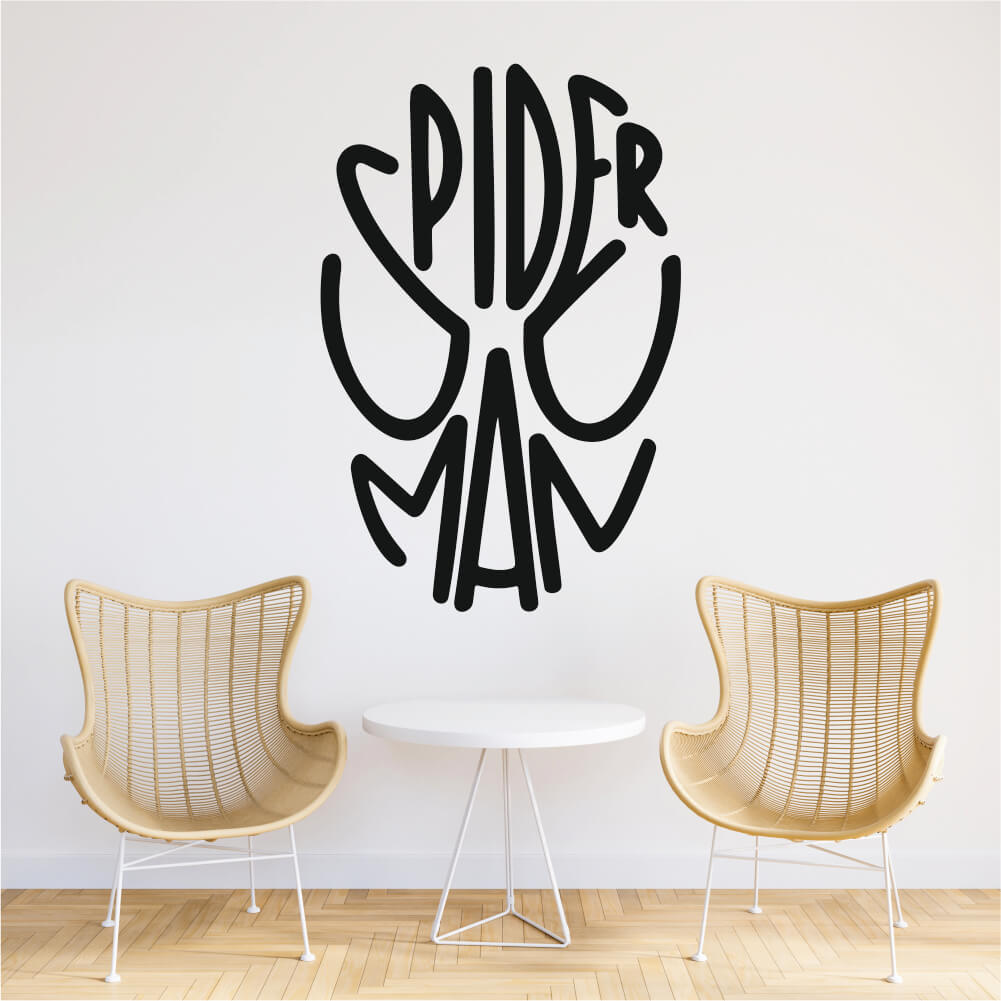 Sticker perete siluetă Spider MAN