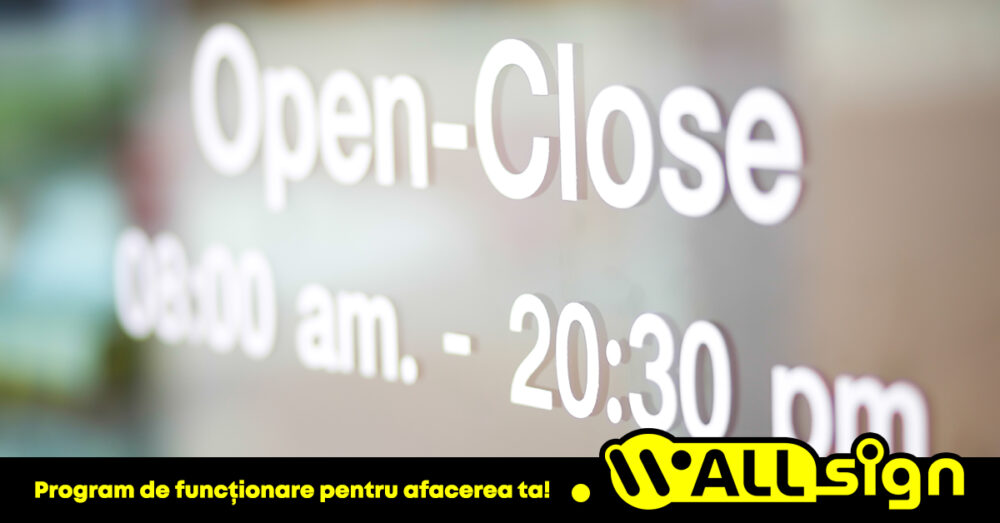 Program de funcționare pentru afacerea ta!