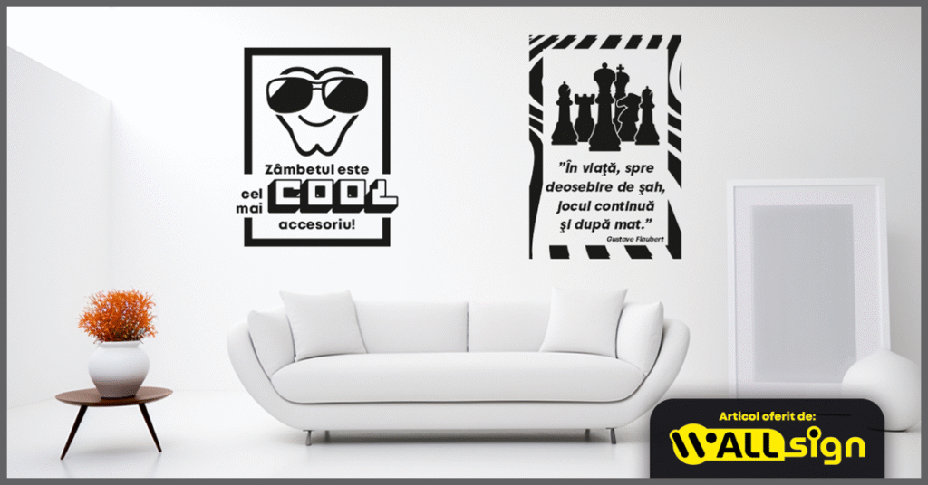 De ce să decorezi pereții cu stickere decorative stickere wallsign