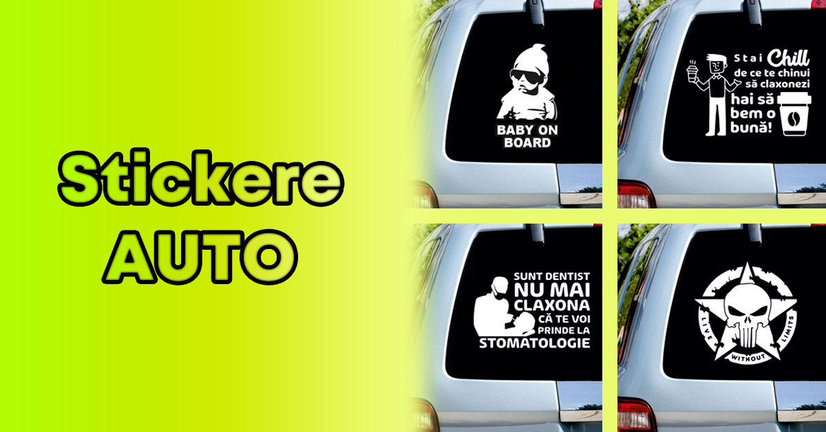 Stickere decorative și auto WallSign în Râmnicu Sărat!