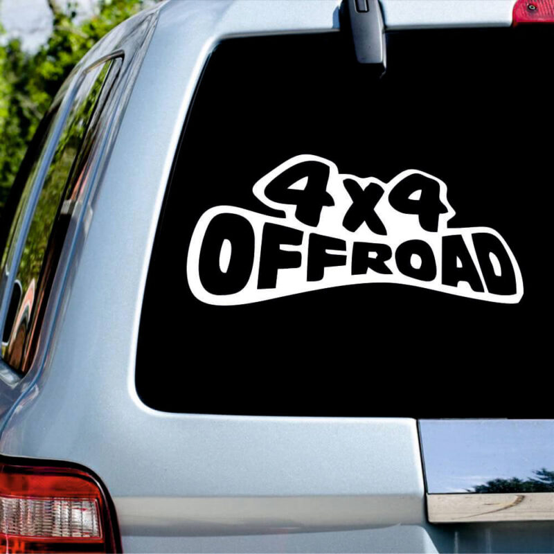 Sticker auto - 4x4 OFFROAD