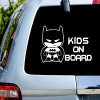 Sticker auto KIDS ON BOARD BATMAN