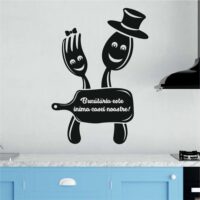 Sticker perete - Bucătăria este inima casei noastre!