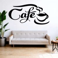 Sticker perete Cafe