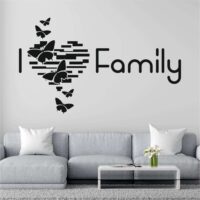 Sticker perete - I Love Family