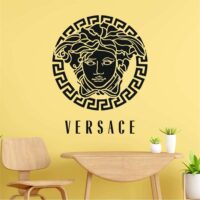 Sticker perete siluetă – Logo VERSACE