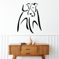 Sticker perete siluetă - Cățeluș