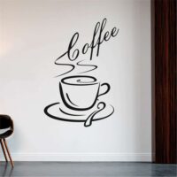 Sticker perete siluetă - Coffee