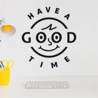 Sticker perete siluetă - HAVE A GOOD TIME