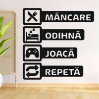 Sticker perete siluetă - Joacă adolescent