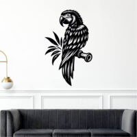 Sticker perete siluetă - Papagal