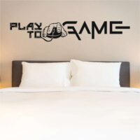 Sticker perete siluetă - Play to game