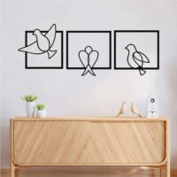 Sticker perete siluetă - Rândunici - Tablou