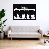 Sticker perete siluetă - THE BEATLES