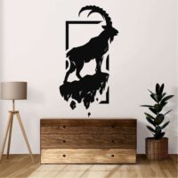 Sticker perete siluetă – Țap de munte