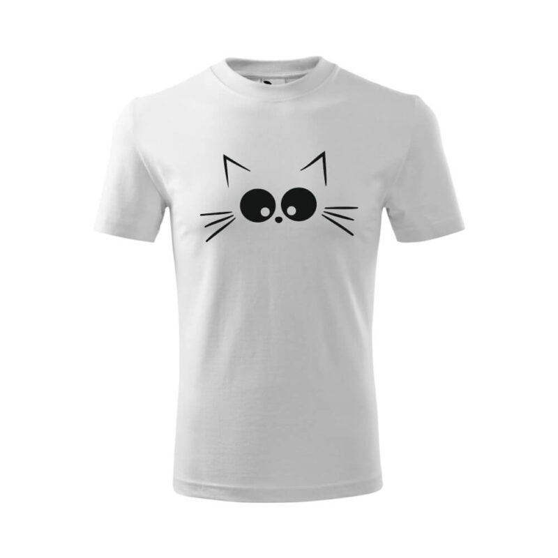 Tricou unisex clasic – Pisica uimită