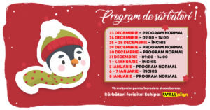 Program WallSign în perioada sărbătorilor