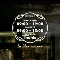 Sticker program de funcționare Design ornament