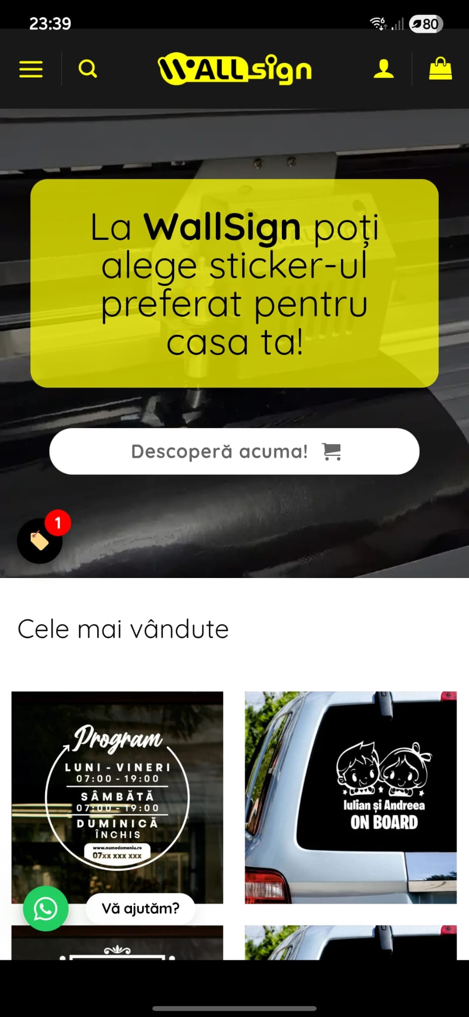 Aplicația Stickere WallSign Stickere Personalizate la un Click! WallSign Stickere decorative (3)