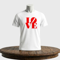 Tricou unisex clasic Design pop art LOVE