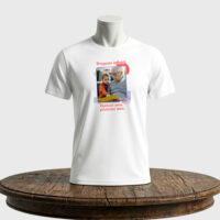 Tricou unisex clasic – Dragoste infinită Bunicul meu, prietenul meu! Foto personalizabilă