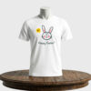 Tricou unisex clasic – Hi Happy Easter iepuraș minimalist