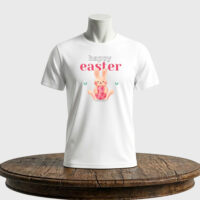 Tricou unisex clasic – Iepuraș aquarela Happy Easter