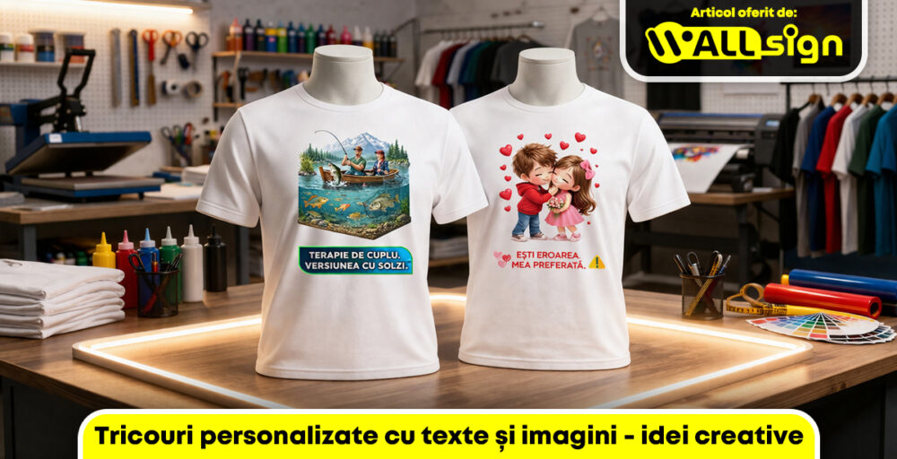 Tricouri personalizate cu texte și imagini idei creative