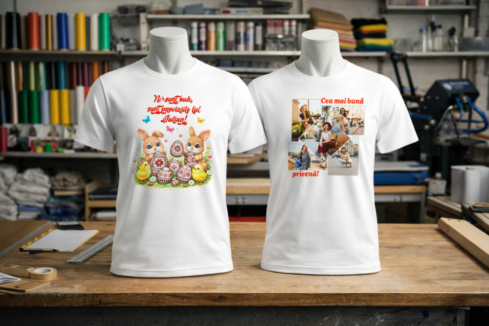 Tricouri personalizate cu texte și imagini idei creative WallSign.ro Stickere decorative & Tricouri personalizate