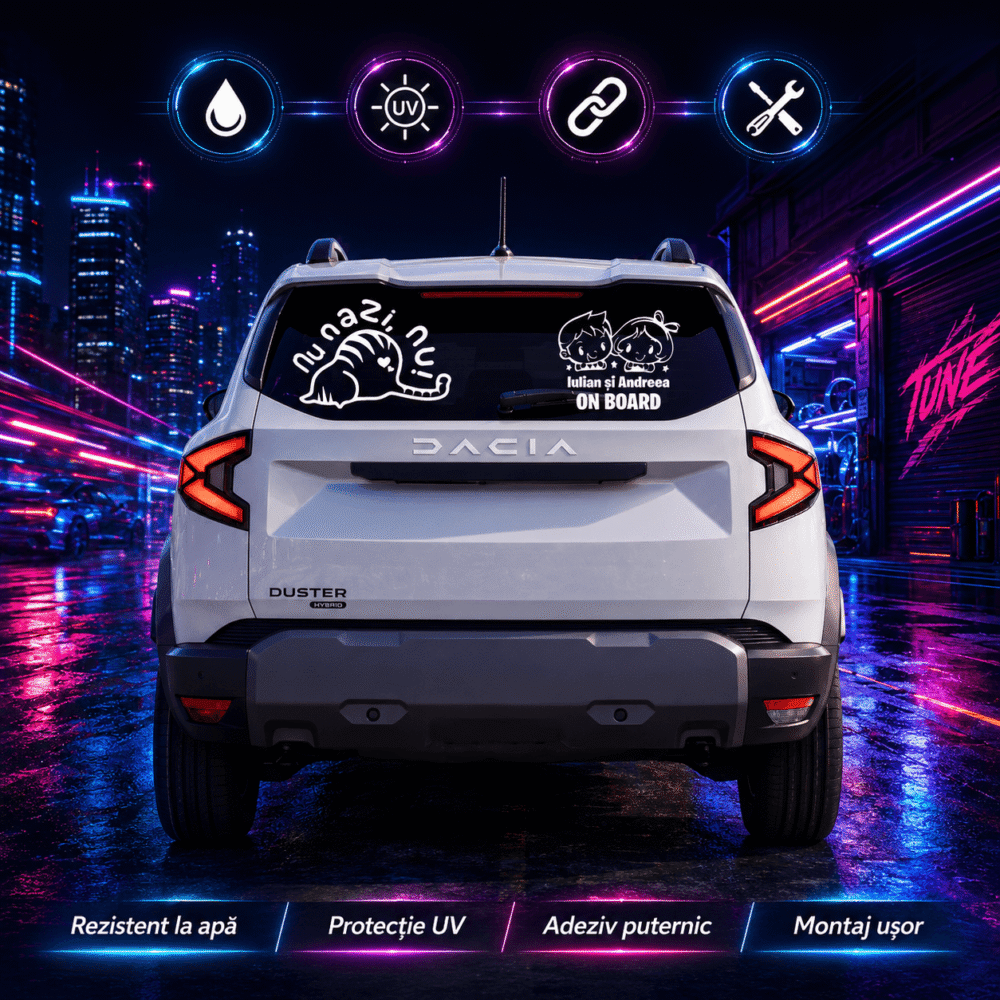 Alege cele mai bune Stickere Auto Premium Ghid de Personalizare și Tuning auto original. Magazinul tău de stickere auto rezistente la spălare pentru mașini și off road