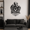 Sticker perete siluetă Decebal Regele Daciei