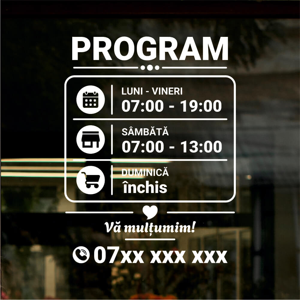 Sticker program de funcționare Model cu ramă retro și simboluri grafice