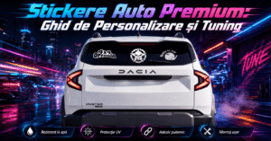 Stickere Auto Premium Ghid de Personalizare și Tuning auto modern. Comandă online stickere auto cutterate din vinil rezistent la exterior pentru proiecte tuning de top