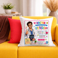 Față de Pernă Personalizată Cadou pentru Doctor