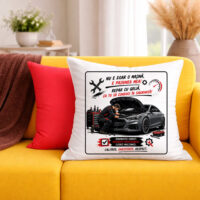 Față de Pernă Personalizată Cadou pentru Mecanic Auto Pasionat