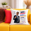 Față de Pernă Personalizată Naș, O Onoare cu Superputeri