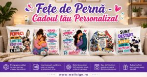 Fețe de Pernă Cadoul tău Personalizat aduce zâmbetul celor dragi prin imprimeuri vii și durabile perfecte pentru orice ocazie specială din viața ta oferind un plus de stil unic