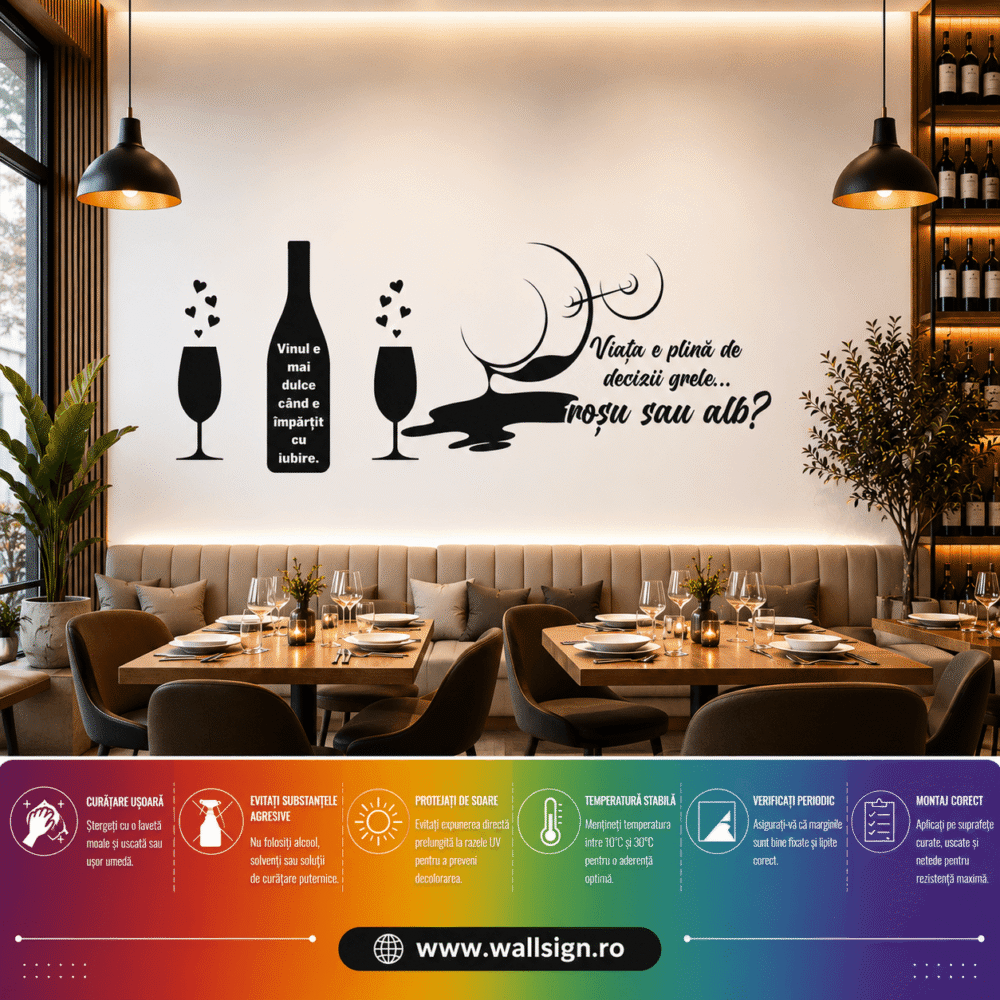 Ghid pentru intretinerea stickerelor decorative in spatii comerciale Sfaturi profesionale pentru localurile din Ramnicu Sarat Bucuresti Brasov si Constanta Calitate garantata