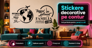 Stickere decorative pe contur linii perfecte pentru pereți cu stil stickere perete living design minimalist stickere decupate stickere personalizate decor modern