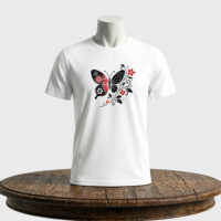 Tricou personalizat unisex Fluture Stilizat