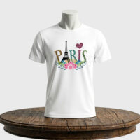Tricou personalizat unisex Paris Eiffel Tower