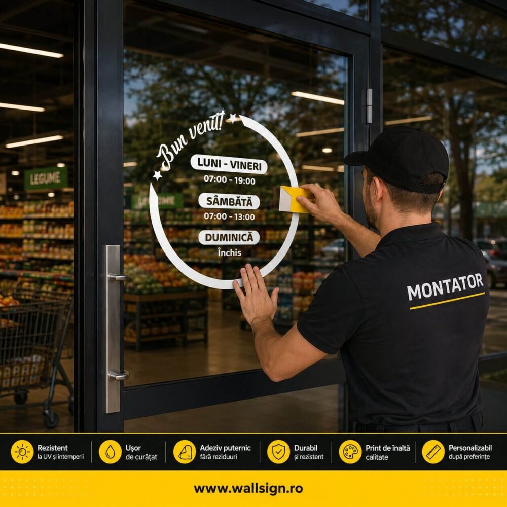 Sfaturi practice pentru afișajul tău program de funcționare personalizat soluții durabile decor interior exterior mentenanță ușoară aspect profesional pentru afacerea ta