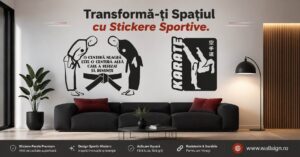 Descopera stickere decorative sporturi pentru perete Alege modele cu judo si karate sau citate motivationale din vinil premium Usor de aplicat si ideale pentru dojo