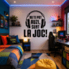 Sticker decorativ perete Nu te pot auzi, sunt la joc!
