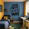 Sticker decorativ perete Totul începe cu un vis