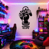 Sticker decorativ perete siluetă Gamer 4 Life Controller