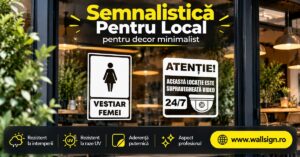Semnalistică Pentru Local pentru decor minimalist